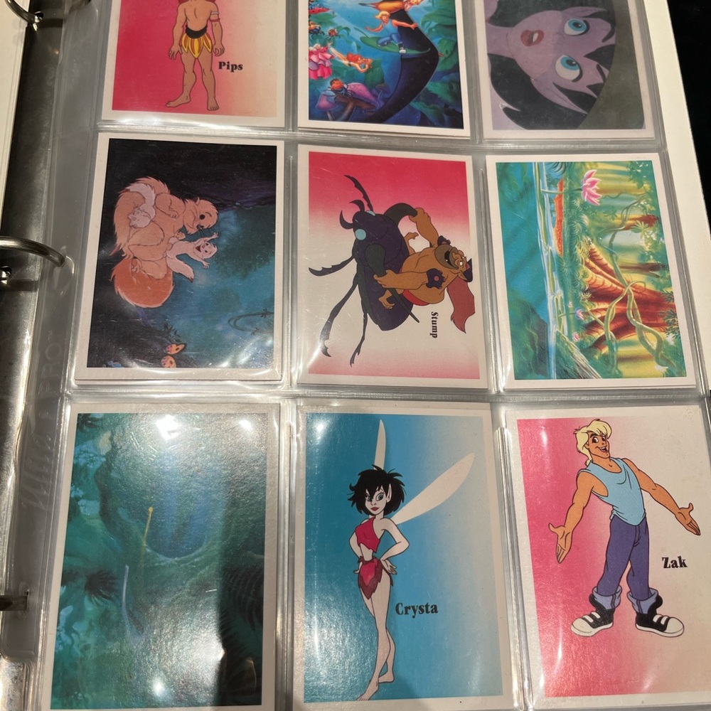 Animated Character Trading Cards Collection